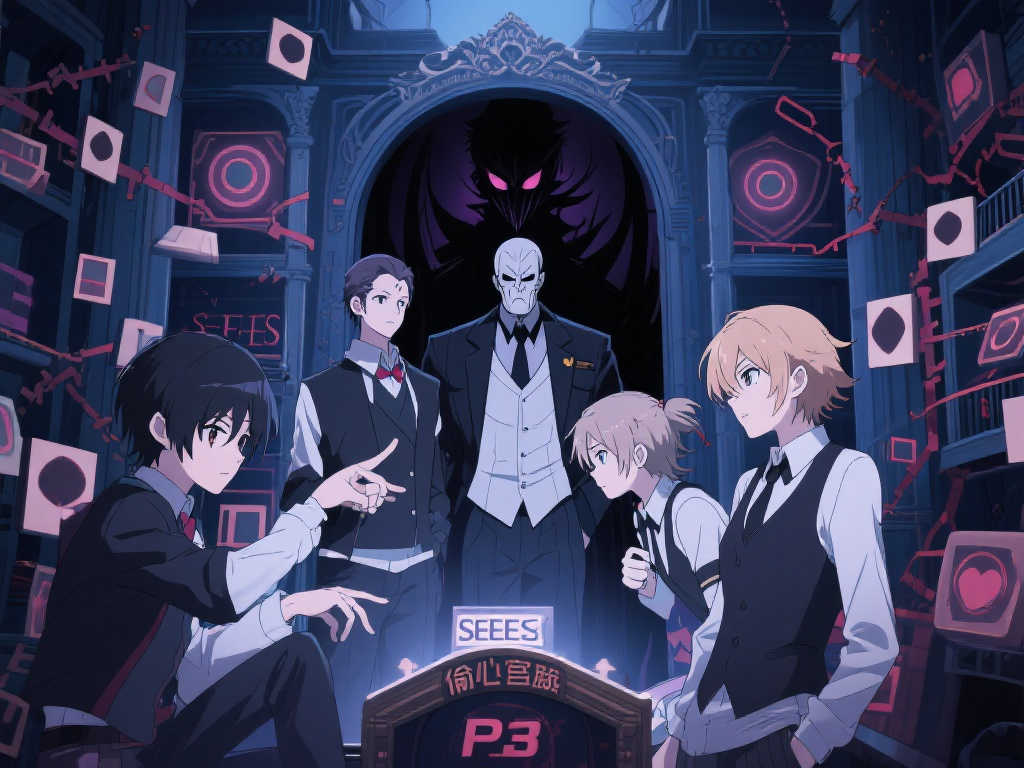 《女神异闻录：夜幕魅影》与《女神异闻录3 Reload》联动动画：P3主角团异世界变身怪盗传奇